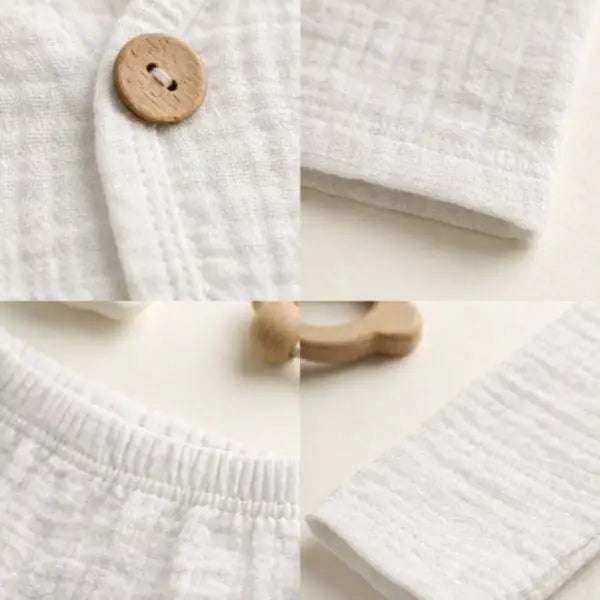 Conjunto de Dos Piezas Nube Muselina Premium 100 % Algodón