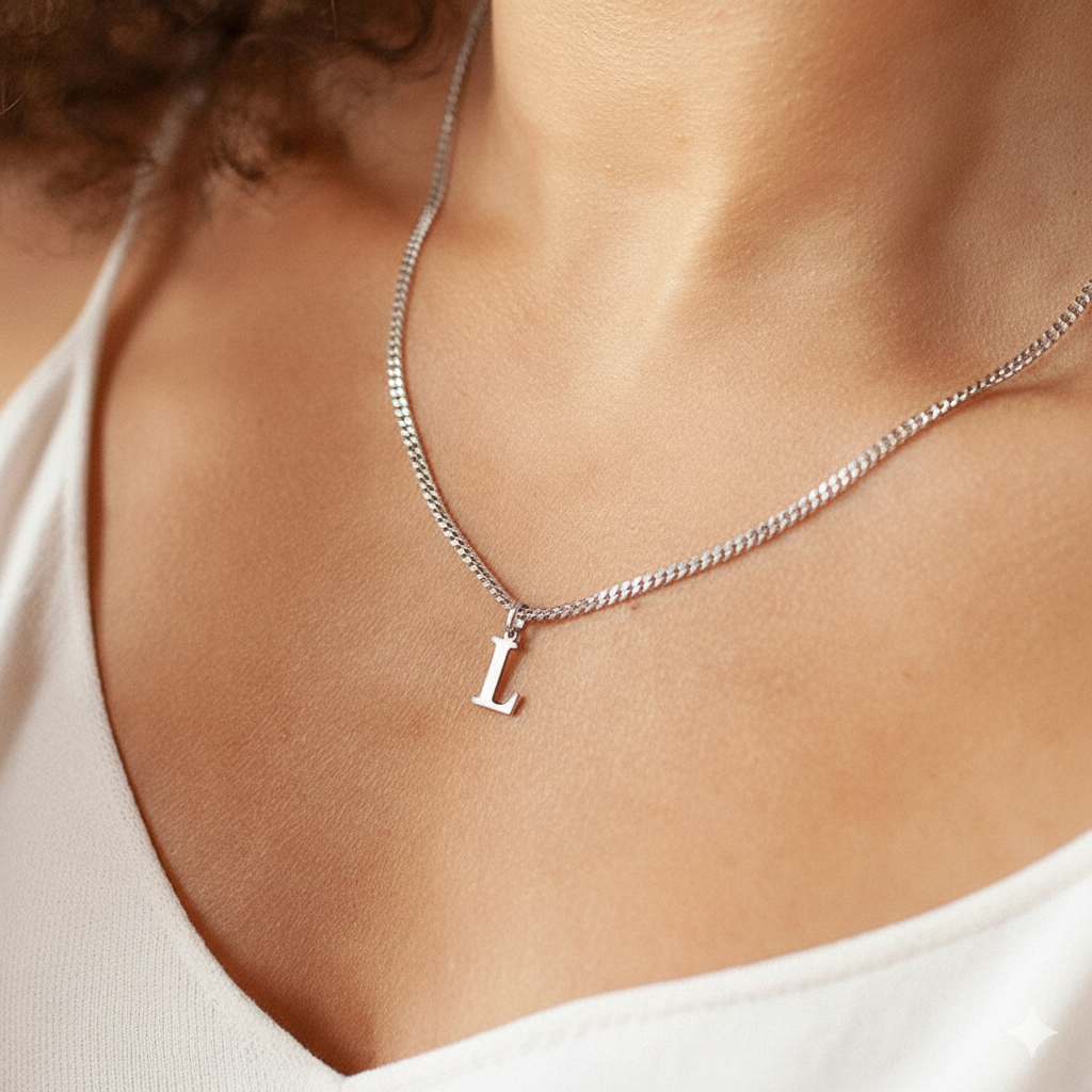 Colgante Inicial Personalizado, Lleva la Letra de tu Peque con Amor