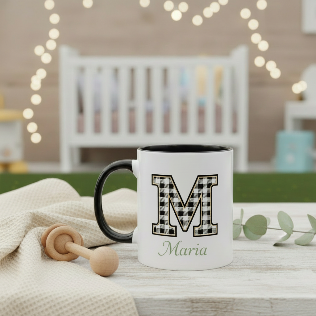 Taza de Cerámica de Alta Calidad con Diseño Personalizado interior Cerámica negra