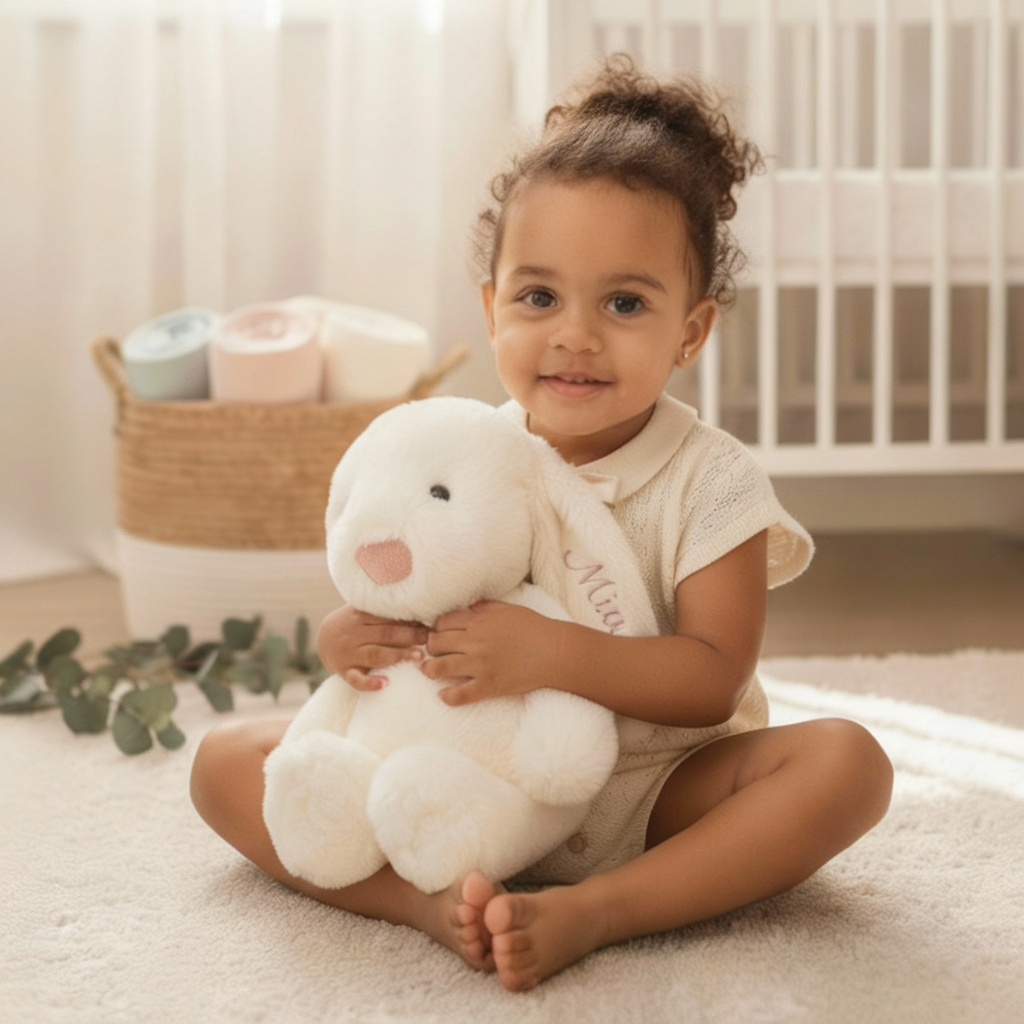 Peluche Personalizable Conejito Petit Deluxe