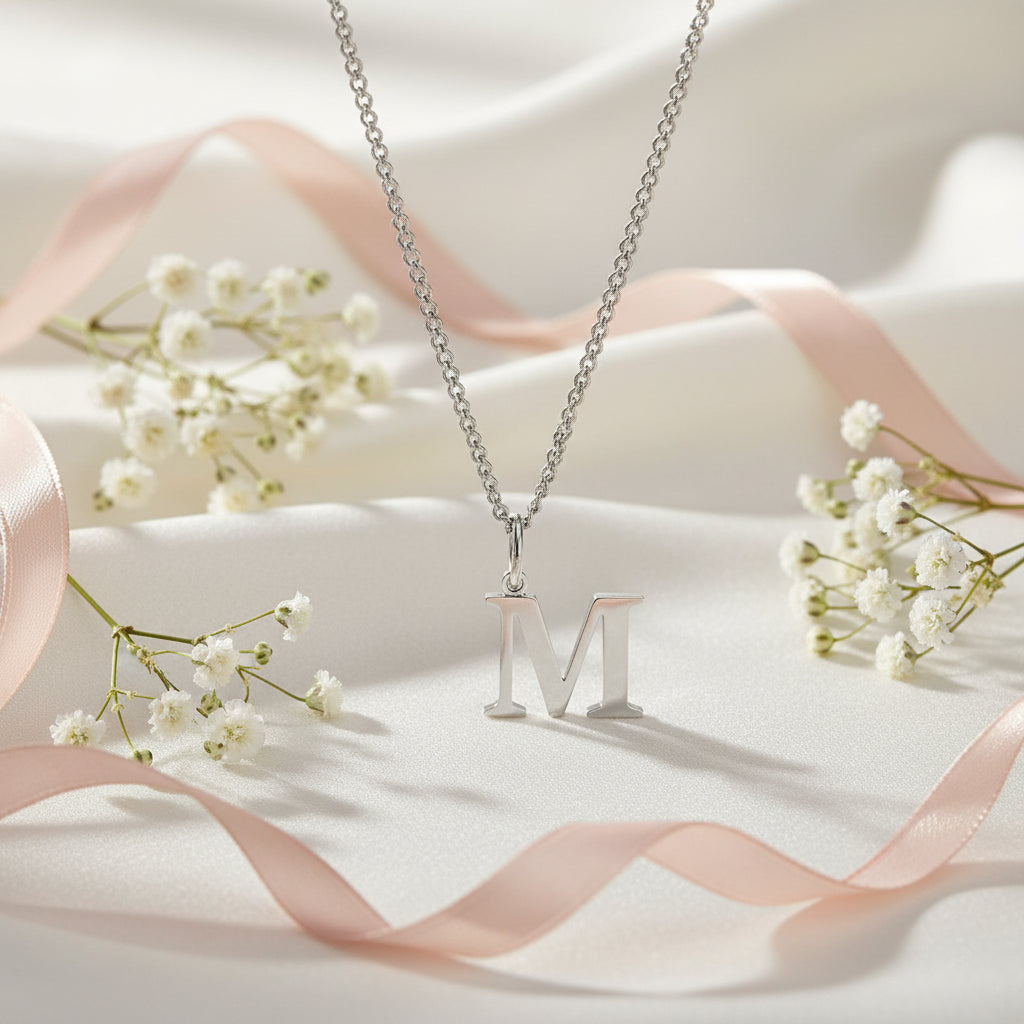 Colgante Inicial Personalizado, Lleva la Letra de tu Peque con Amor